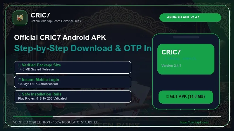 CRIC7 Official Android APK v2.6.0 Download & Installation