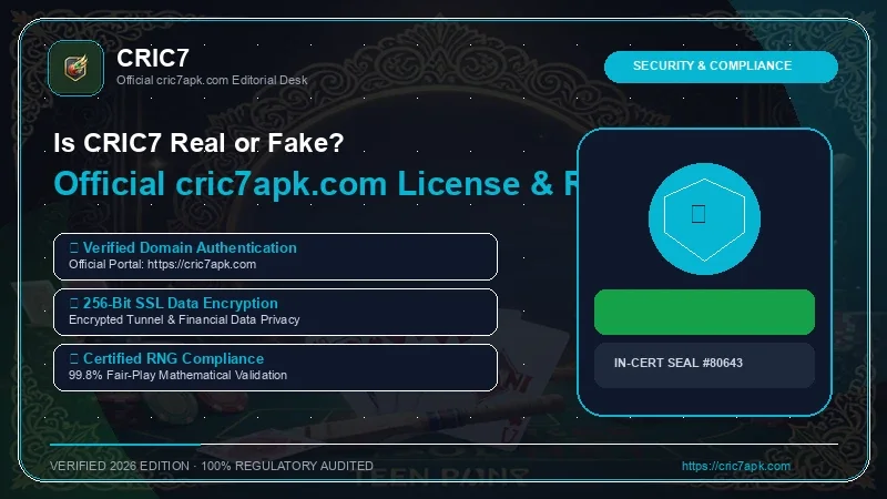 CRIC7 (cric7apk.com) Official Security & Compliance Seal Audit